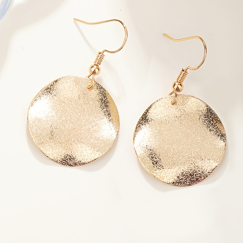 Irregular Round Women's Earrings Set